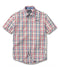 Chemise Nrb manche courte - Rouge /BEIGE